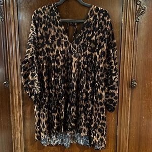 By Together Cheetah print mini dress.